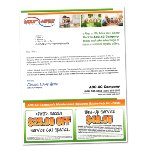 8.5 x 11 Lost Customer Letter Sample Letter Image