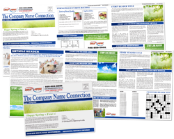 Seasonal Company Newsletter HVAC Newsletter Sample Mailer Image